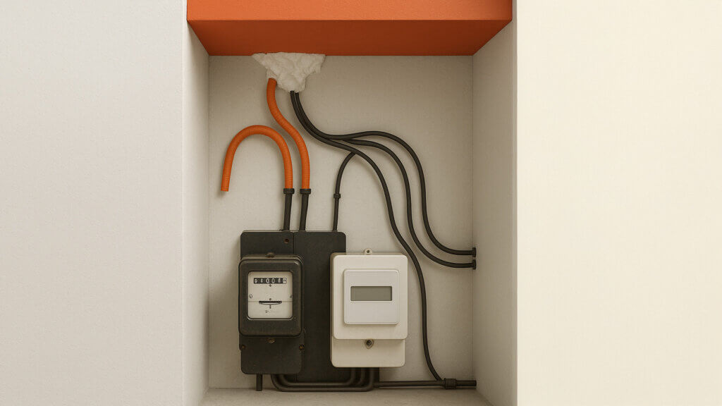 Brandcompartimentering van meterkasten